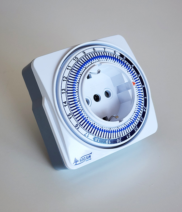 24시간 기계식 타이머 콘센트용