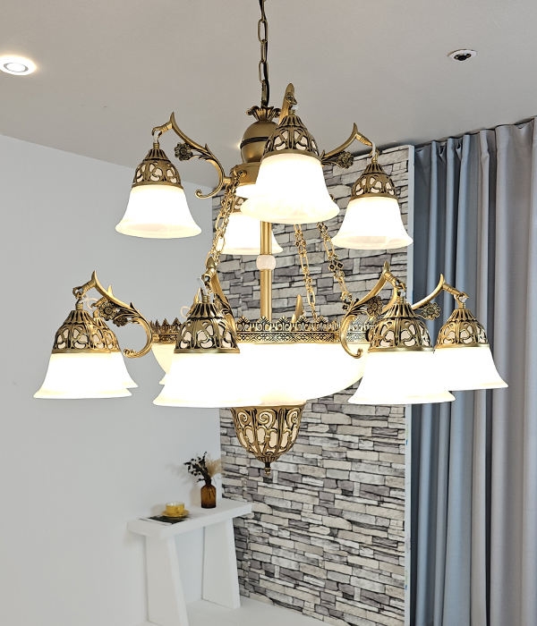 고딕 15등 펜던트조명, 거실전등, 주택조명