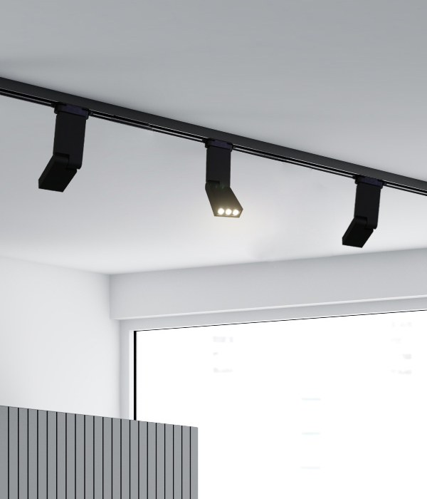 LED 폴더 레일 6W [블랙/화이트]